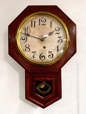 Ansonia Short Drop Regulator Cir. 1890  - Montgomery Bros *Restored* 8-Day Clock picture