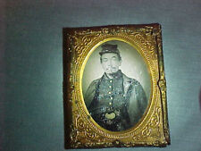Original Tintype Armed Union Civil War Soldier 1860s picture