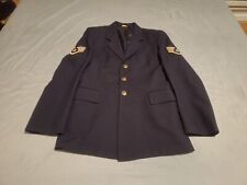 U.S. Air Force Man's Poly/Wool Serge AF Shade 1620 Coat Size 38 R Used picture