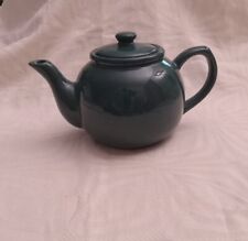 Dark Green Ceramic Teapot, vintage picture