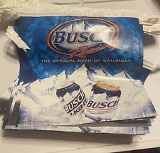 NEW 2008 BUSCH BEER NASCAR RACING  THEME 31' VINYL BANNER picture