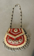 Vintage Antique Native American Beaded Purse Bag picture