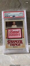 2018 Topps Stranger Things CMRTV Patch Eleven Benny’s Burgers 🍔 PSA 10  😮  picture