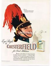 1940 Chesterfield Cigarettes Drum Majorette Marion Hutton Vintage Print Ad picture