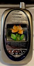 Vintage Novelty Refillable Flip Cell Phone Lighter Flower Display Needs Butane picture