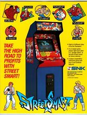 Street Smart Video Game Flyer Original 1989 Retro 8.5 x 11 Fighting Martial Arts picture