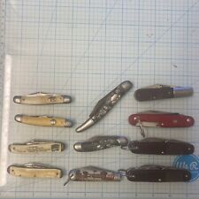 11 USED Vintage IMPERIAL/COLONIAL Prov. R.I. USA Pocket Knives. GREAT DEAL LOOK picture