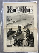 Hearth And Home Vintage Newspaper New York, March 16, 1872 No. 11 Vol. IV Story picture