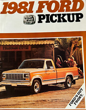 Vintage FORD 1981 Truck Dealer Sales Brochure ~  Pickup  Trucks picture