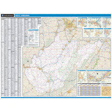 PROSERIES WALL MAP: WEST VIRGINIA STATE (R) picture