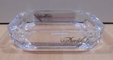 DAVIDOFF CIGARETTES ADVERTISIGN CLEAR GLASS LARGE ASHTRAY picture