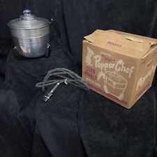 Vintage Dominion 1702 Popper Chef Popcorn Corn Popper & Cooker TESTED / WORKING picture