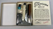 Brand New Mollyjogger Scrimshaw Trapper Bone Handle Knife Kit picture