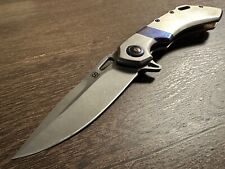Olamic Cutlery Wayfarer 247 - M390 - Timascus Inlay and Pivot Collars picture