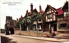 Vintage Postcard- LEICESTER'S HOSPITAL, WARWICK, ENGLAND picture