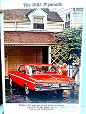 1964 Plymouth Full Line 18 pages Original Brochure - Uncirculated - EXCELLENT picture