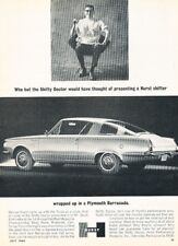 1964 Plymouth Barracuda Hurst Original Advertisement Print Art Car Ad J908 picture