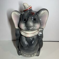 Gorgeous Vintage 1940s Walt Disney Dumbo Turnabout Porcelain Ceramic Cookie Jar picture