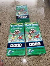 180 Vintage Tiny Toon Adventures 5 Oz Dixie Kitchen Cups 1991 Buster Sealed picture