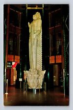 St Paul MO-Missouri, The God Of Peace Memorial Statue, Vintage Souvenir Postcard picture