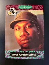 1991 ProSet MusiCards YO MTV Raps Boogie Down Productions KRS One RC card #10 picture