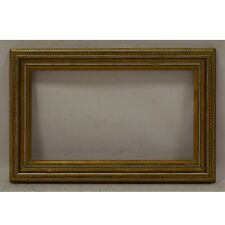 1909 Old wooden frame original condition gold painted Internal: 14 x 8.1 in picture
