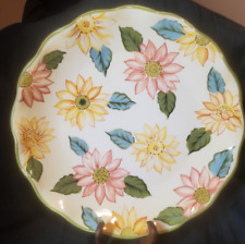 Longaberger SUNFLOWER Pottery Vintage Retired 2007 Platter Chop Plate 13