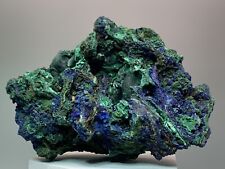 Large Cabinet Size, 13cm long, Gorgeous Sparkly Azurite And malachite Specimen picture