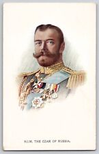 H.I.M. Nicholas II Czar of Russia Portrait 236 Vtg Antique Postcard 1910's picture