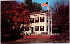 Abe Lincoln's Home at Springfield Illinois Vintage Chrome Postcard B30 picture