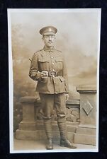 c1917 RPPC - WWI Army Officer Portrait - Social History picture