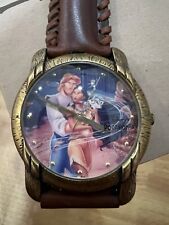 Vintage Pocahontas & John Smith Disney Watch Colors of the Wind RARE Japan Made picture