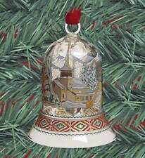Hutschenreuther Crystal Christmas Bell Bernese Mountain Range - Boxed 10147558 picture