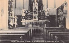 Parkersburg WV West Virginia DeSales Heights Academy Altar Vtg Postcard A10 picture