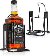 Liquor Jack Daniels 1.75L Bottle Cradle Holder Swing Pour Server Caddy Display  picture