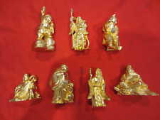 Seven Lucky Gods shichifukujin japan Made of alloy 24KGP picture