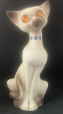 Roselane Vintage MCM Ceramic Siamese Cat Figurine Japan picture