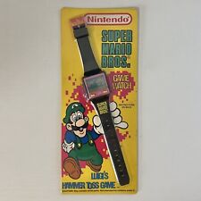 1990 Nintendo Super Mario Bros Game Watch Luigi’s Hammer Toss In Package picture