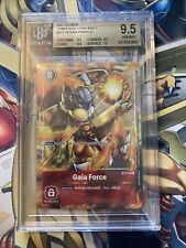 Gaia Force ST1-16 Tamer Evolution Box 1 BGS 9.5 Gem Mint Digimon picture
