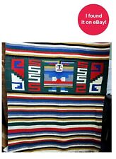 Wool Tapestry VTG Native Hand Woven 79