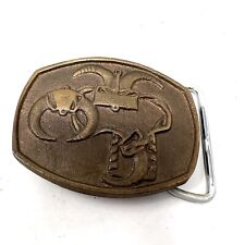 Boy Scout of America Mic-O-Say Tri-Claw Tribe Belt Buckle Brass picture