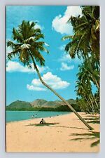 Anasco'S Public Beach, Puerto Rico, Beautiful Public Beach, Vintage Postcard picture