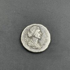 Immaculate rare ancient Roman King face unique coin Intaglio #110 picture