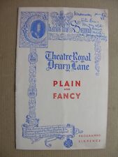 1956 PLAIN & FANCY - ANNOTATED Shirl Conway Richard Derr Malcolm Keen Drury Lane picture