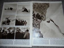 Photo article December 1956 Mont Blanc climbing tragedy 1957 ref AJ picture
