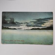Vintage Antique Postcard Columbia Glacier Near Valdez Alaska Posted 1910 picture