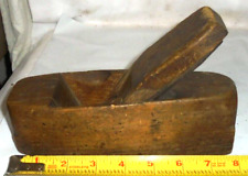 Vintage Antique Wooden Wood Plane with Blade Hand Block Planer Old  picture