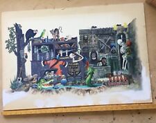 Original Art 1970’s Disney Shooting Gallery Concept Painting- Illustration Board picture