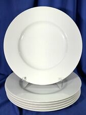 VILLEROY & BOCH Set of 6 Dinner Plates 10 5/8” White WONDERFUL WORLD Germany picture