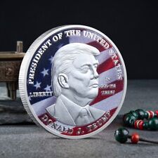 10 Pcs President Donald Trump EAGLE Commemorative Novelty Coin Silvery picture